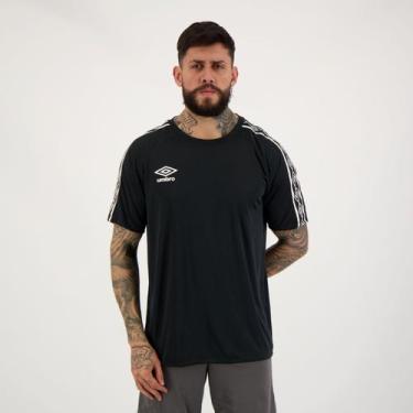 Imagem de Camisa Umbro Traditional Tape Preta, M