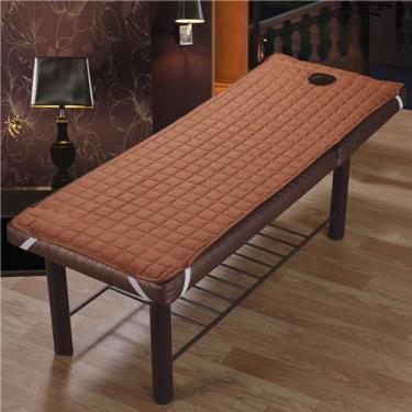 Imagem de 5JJJLOOOPP Colchão antiderrapante para cílios, salão de beleza, spa para tratamento doméstico, conjunto de lençóis de cama de massagem, colchão de mesa (H,190 * 80 cm/75 * 31,5 pol) (E 190 * 70 cm/75