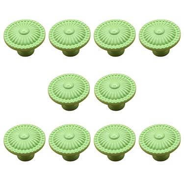 Imagem de 8SSAZZAT 10 puxadores redondos de armário puxadores de gaveta de liga de zinco puxadores de porta de cozinha ferragens para móveis de quarto, unidade de cômoda, baú (D) (C) (E)