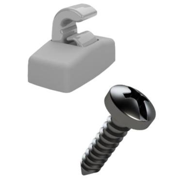Imagem de Kit 3pcs Suporte Quebra Sol Cinza Amarok Gol G5 Polo Voyage - Mestre d