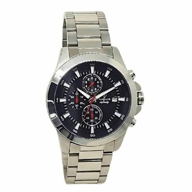 Imagem de Relógio Tuguir Masculino Ref: Tgi37035 Cronógrafo Aço Prateado