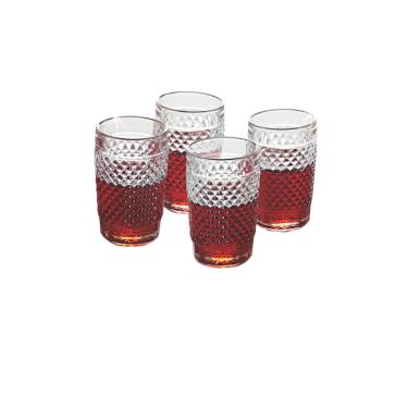 Imagem de Kit com 4 Copos de Aperitivo 120ml em Vidro ( 13760 )