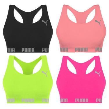 Imagem de Kit 4 Tops Puma Nadador Sem Costura Feminino