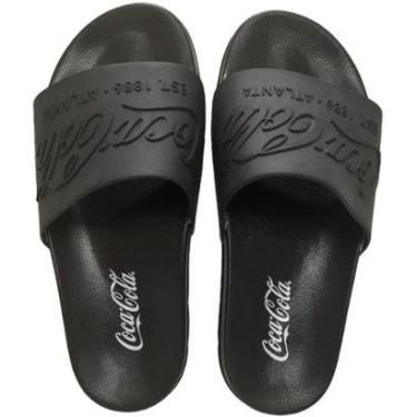 Imagem de Chinelo Gaspea Borracha Masculino Dia Dia Slide Coke Bold Coca Cola Cc3919-Masculino