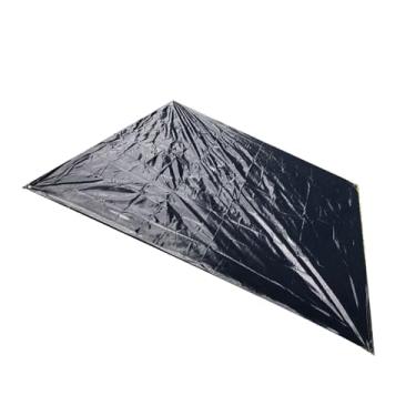 Imagem de Mingzhe Pano de Chão Isolado para Piquenique Ao Ar Livre à Prova D'água para Camping (Preto)