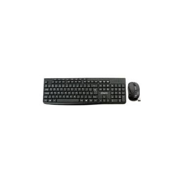 Imagem de Kit Teclado e Mouse Sem Fio Keytime Smathink, Membrana, Full Size, ABNT2, 1600DPI, Preto - KYT00014