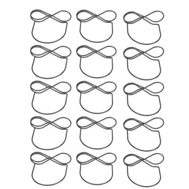 Imagem de Generic Porta-números de Mesa, Porta-cartões de Metal Multiuso 15 (Preto)