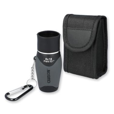 Imagem de Carson MiniMight monóculo de bolso de 6 x 18 mm com mosquetão (MM-618)