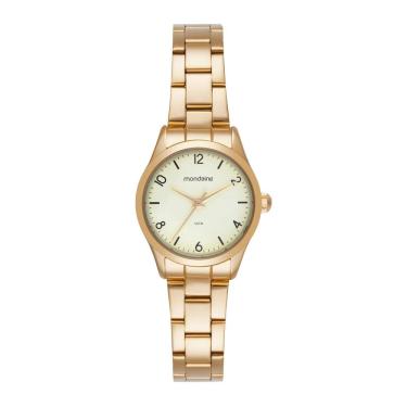Imagem de Relogio Mondaine Feminino Ref: 99825lpmvde1 Social Dourado