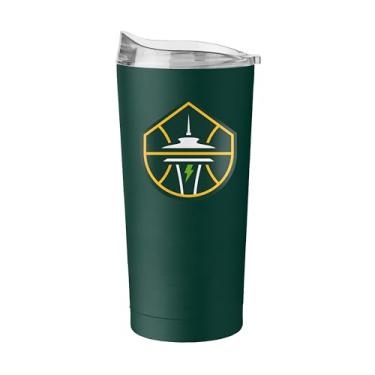 Imagem de FANMATS Copo de aço inoxidável WNBA Seattle Storm de 590 ml – Acabamento em pó durável – Serve para a maioria dos porta-copos, copo WNBA oficialmente licenciado – mantém as bebidas quentes e frias