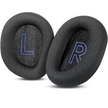 Imagem de YunYiYi Almofadas auriculares de substituição G522 compatíveis com fone de ouvido Logitech G522, almofadas de orelha de linho de duas cores respiráveis para maior conforto - preto