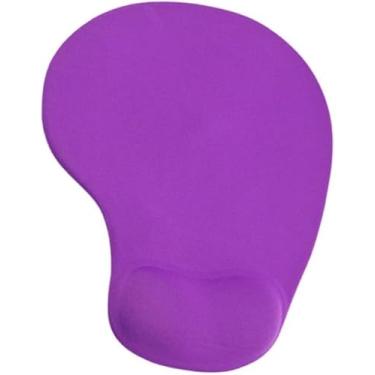 Imagem de Mouse de escritório e jogos com suporte de pulso em gel: descanso de pulso ergonômico, design de gamepad, base de borracha antiderrapante e superfície texturizada de silicone para laptops/desktops