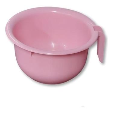 Imagem de Kit Com 5 Penicos Urinol Infantil Adulto Higiênico Plástico Rosa Refor