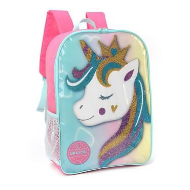 Imagem de Mochilar Escolar Unicórnio Up4You - Rosa