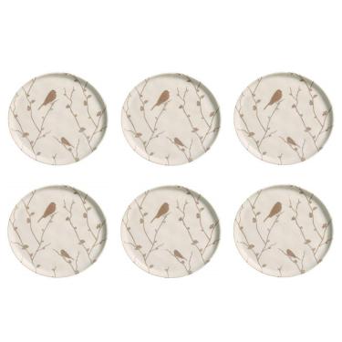 Imagem de Conjunto Pratos Sobremesa 06 Peças Bio Luar Porto Brasil