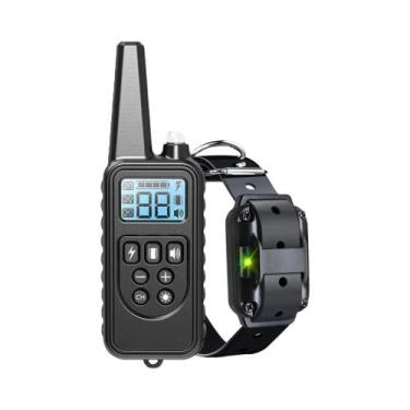 Imagem de Coleira Elétrica Recarregável para Cães - Anti-Latidos com Vibração e 