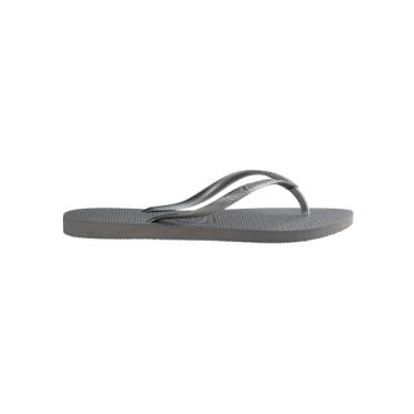 Imagem de Havaianas, Chinelo Slim, Feminino, Cinza Aço ,39/40