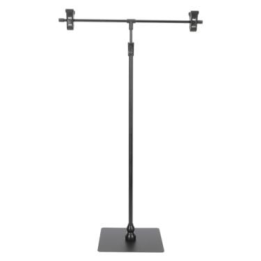 Imagem de Zerodeko Suporte Para Banner, Mesa, Placas, Ajustável De Metal Balcão Loja, Pôster Em Formato T, Propaganda Com Clipe Exposição, Preto