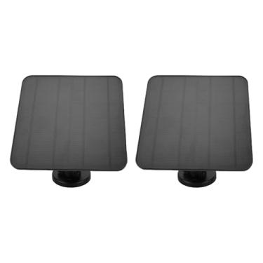 Imagem de FTVOGUE Carregador de Painel Solar de 12 W para Câmeras de Segurança, Painel Solar de Câmera Com Cabo de Carregamento Magnético de 9,8 Pés, Montagem Ajustável de 360° Compatível Com