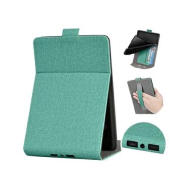 Imagem de Akacy Capa protetora de couro PU para Kindle Paperwhite 6.0 polegadas 11ª geração lançada em 2022/2024 (Modelo: C2V2L3/RS23CV) vem com alça e suporte (13)