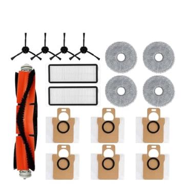 Imagem de Compatible With Xiaomi Robot Vacuum S20 / X20 + / X20 Plus Parts Accessories Main Side Brush Hepa Filter Mop Cloth Dust Bag Replacement(Gold)