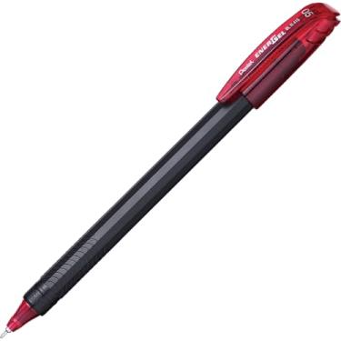 Imagem de Caneta Gel, Pentel, Energel Makkuro, 0,5 mm, Vermelha, Caixa com 12