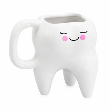 Imagem de CANECA 3D DENTE COM ROSTINHO CERÂMICA 270ml BROGLIO