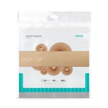Imagem de Papel Kraft Mimo - 30,5 x 30,5 cm - 180 gr - 20 unds