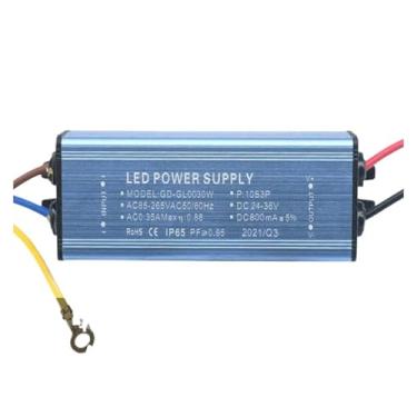 Imagem de Driver de LED 30W 50W 100W para fonte de alimentação, transformador de iluminação de controle de tensão de corrente constante (30W 800mA)