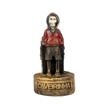 Imagem de Escultura Orixá Exu Caveirinha Vintage 8 cm em Resina