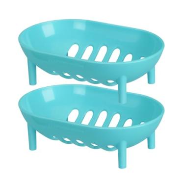 Imagem de Saboneteira Porta Sabonete De Plástico De Plastico Vazada Portátil (Tiffany | Kit 2)