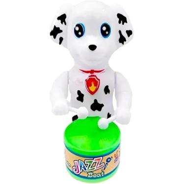 Imagem de Cachorrinho Baterista Brinquedo Musical à Corda – Toca Bateria, Mexe a Cabeça, Desenvolve Coordenação e Estimula a Criatividade Infantil