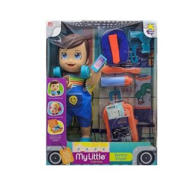 Imagem de Boneco My Little Collection Vamos Viajar Menino - Divertoys