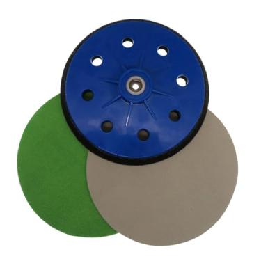 Imagem de RNXRZANK Base de Lixa de 7 Polegadas com 8 Furos para Esmerilhadeiras Elétricas, Disco de Lixa para Apoio.