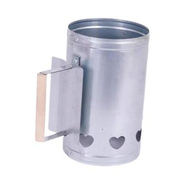 Imagem de Ｂｅｓｇａ Balde acendedor de chaminé multifuncional para churrasqueira de camping.