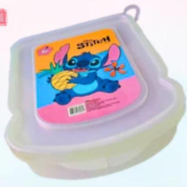 Imagem de Porta Lanche Stitch Plástico Lancheira Academia Lancheira Escolar - Pl