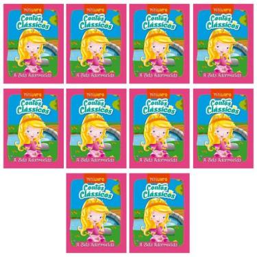 Imagem de Kit 10 Mini Livros Conto classico Infantil - A bela adormecida - Ciran