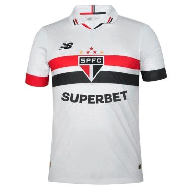 Imagem de Camisa New Balance São Paulo I Torcedor 2024/25 Masculina