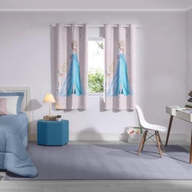 Imagem de CORTA LUZ ILHÓS 2,40m x 1,70m FROZEN SLIM/ELSA E OLAF