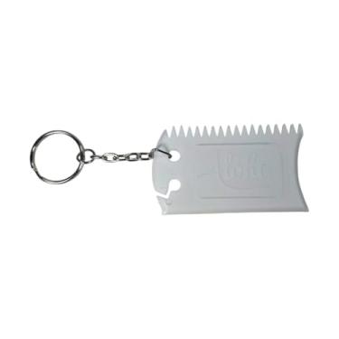 Imagem de Raspador De Parafina Para Prancha Surf Com Argola Remover Clipper Artesanato Raspa Biscuit (40, Branco)