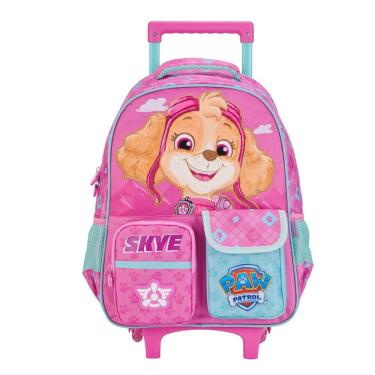 Imagem de Mochila de Rodas Skye Patrulha Canina Meninas Infantil