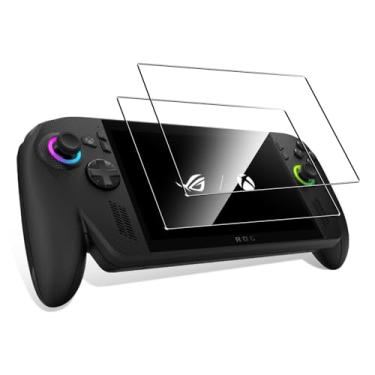 Imagem de Natbok Pacote com 2 protetores de tela compatíveis com Rog Xbox Ally X/ROG Xbox Ally 2025 de 7 polegadas, película de vidro temperado 9H de cobertura total, resistente a arranhões, sem bolhas