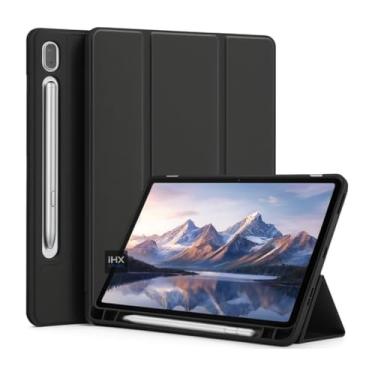 Imagem de Capa Case Premium Compatível Samsung Galaxy Tab S8 Ultra 14,6” Anti Impacto com Suporte para S Pen - Reforçada, Anti Quedas, Proteção de Câmera