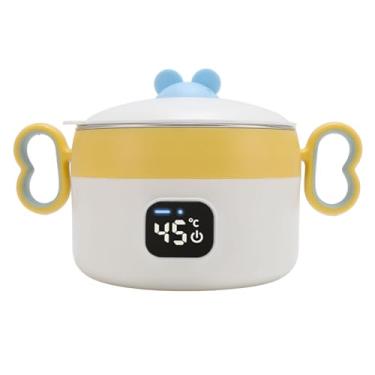 Imagem de RiToEasysports Tigela para Aquecedor de Alimentos, Lancheira Elétrica de Aço Inoxidável 316 Com Bateria de 6000mAh e Termostato Inteligente para Aquecimento Portátil de Viagens Em Escritório Doméstico