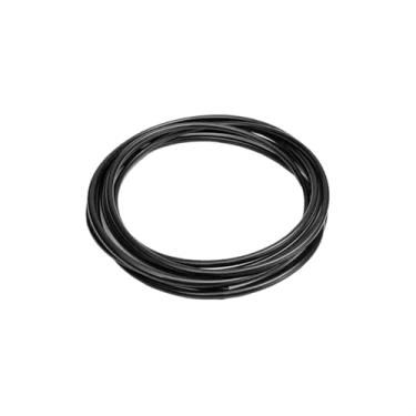 Imagem de Mangueira para Purificador de Água, Preta, 1/4 Polegada, 6,35mm Diâmetro Externo, 5 Metros, Compatível com IBBL, Consul e Electrolux