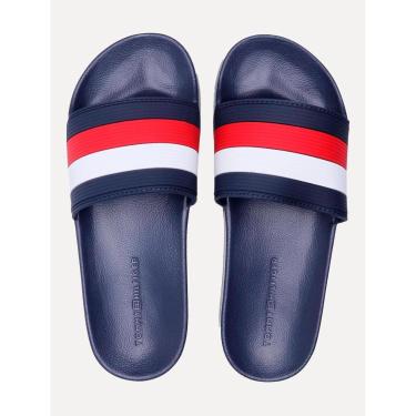 Imagem de Chinelo Tommy Hilfiger Masculino Slide Marco 18D Azul Marinho-Masculino