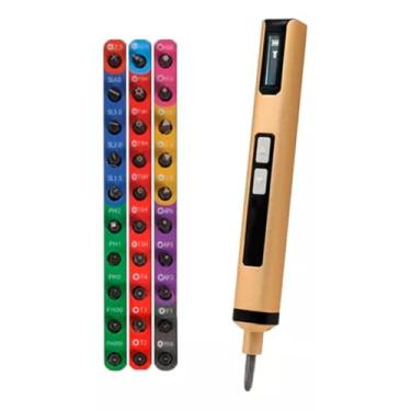 Imagem de Mini Chave Elétrica de Precisão Profissional, Sem Fio, USB, 30 Bits, Bateria Li-ion, Torque 30 in-lbs, Modelo LS-FR6033