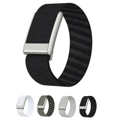 Imagem de Vyntrago Pulseira esportiva de nylon compatível com Whoop 5.0 One, Peak and Life, pulseira de reposição esportiva respirável de nylon à prova d'água para mulheres e homens (não para a geração 4)