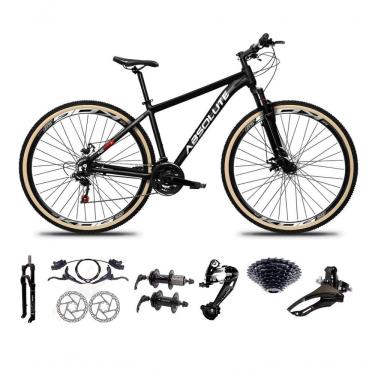 Imagem de Bicicleta Aro 29 Absolute Nero 5 Freio Hidráulico K7 27v Alumínio Garfo Com Trava Mtb preto Tam: 15