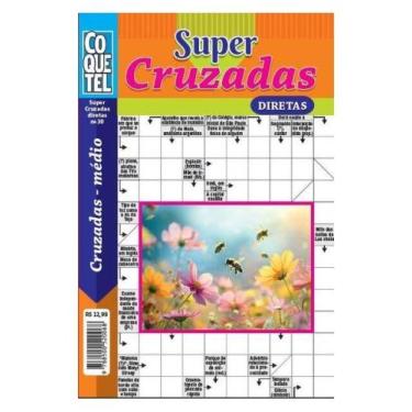 Imagem de Livro diversão super palavras-cruzadas diretas 30 - COQUETEL - NF